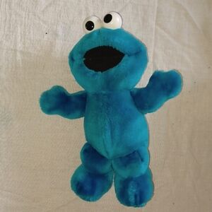Vintage 1996 Tyco Tickle Me Cookie Monster Plush Doll Sesame Street WORKS